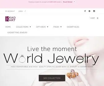 Kadartsilver.com(High-quality Sterling Silver Jewelry Manufacturer&Wholesaler-KadArt) Screenshot