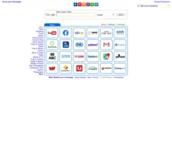 Kadaza.com.au(Australian Internet Homepage & Webguide) Screenshot