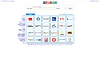 Kadaza.in(India Web Directory & Personalized start page) Screenshot