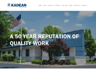 Kadean.com(Delivering a Valuable Experience that our clients will always choose to repeat. Kadean) Screenshot