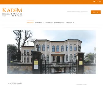 Kademvakfi.org.tr(KADEM Vakf) Screenshot