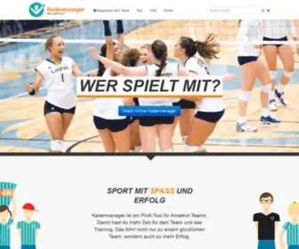Kadermanager.de(Wer spielt mit) Screenshot