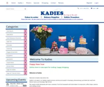 Kadies.co.za(Baking) Screenshot