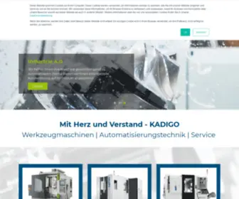 Kadigo.de(Kadigo GmbH Werkzeugmaschinen Handel) Screenshot