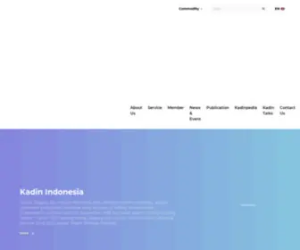 Kadin-Indonesia.or.id Screenshot