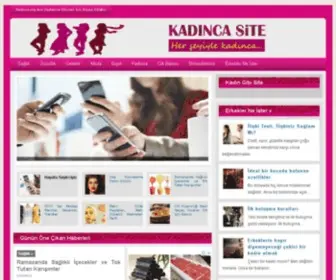 Kadinca.org(Kadınca) Screenshot