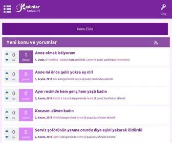 Kadinlarkonseyi.com(Kadınlar) Screenshot