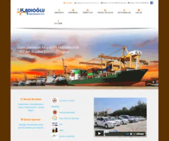 Kadioglugumrukleme.com(KADIO) Screenshot