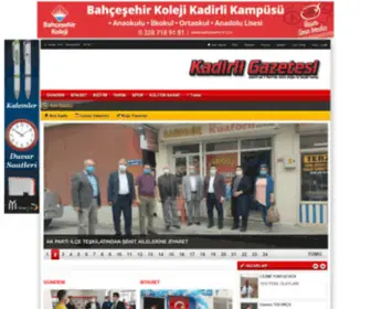 Kadirligazetesi.com(Ana Sayfa) Screenshot