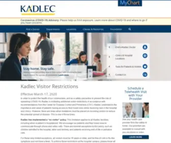 Kadlec.org(Kadlec) Screenshot