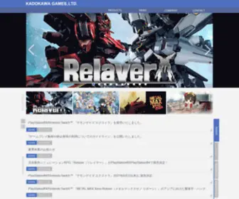 Kadokawagames.co.jp(角川ゲームス) Screenshot