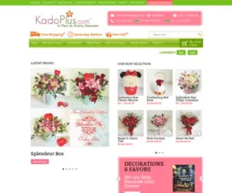 Kadoplus.com(Toko Bunga Papan Online Florist Jakarta) Screenshot