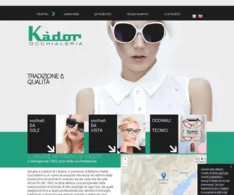 Kadorocchialeria.com(Artisan eyewear since 1962) Screenshot