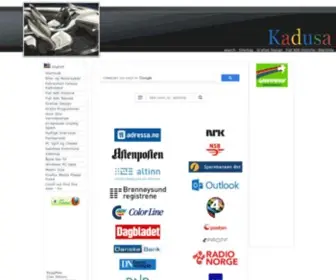 Kadusa.com(Startside) Screenshot