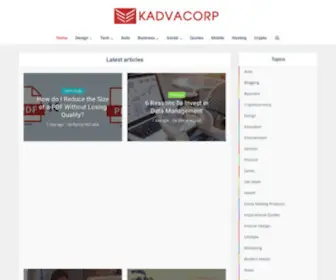 Kadvacorp.com(Art) Screenshot