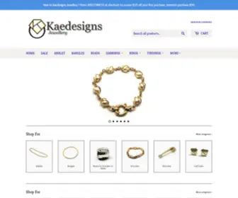 Kaedesigns.com.au(Kaedesigns Jewellery) Screenshot