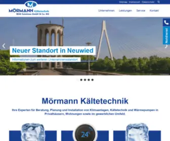 Kaelte-Moermann.de(Mörmann Kältetechnik) Screenshot