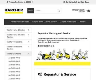 Kaercher-SChmitz.de(Hochdruckreiniger-Zentrale Schmitz) Screenshot
