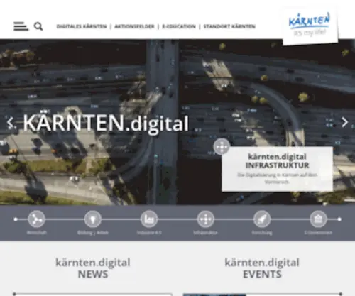 Kaernten-Digital.at(Kärnten ist digital) Screenshot