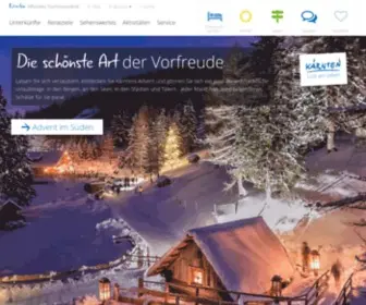 Kaernten.at(Urlaub und Ferien in Kärnten Österreich) Screenshot