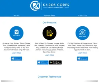 Kaeroscorps.com(Kaeroscorps) Screenshot