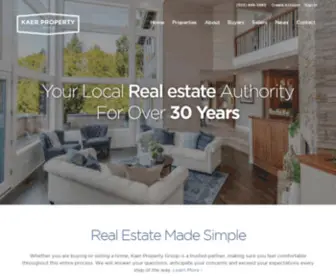 Kaerpropertygroup.com(Connect With Us The Kaer Property Group team) Screenshot