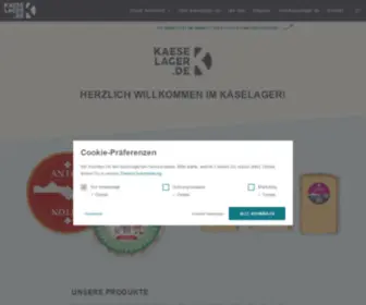 Kaeselager.de(Herzlichen) Screenshot