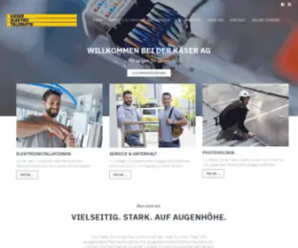 Kaeser-Elektro.ch(KÄSER AG) Screenshot