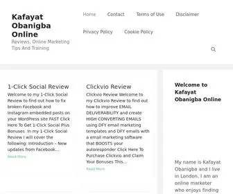 Kafayatobanigbaonline.com(Kafayat Obanigba Online) Screenshot