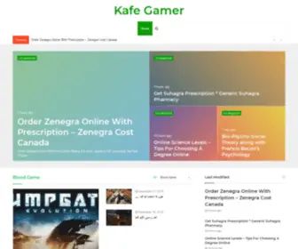 Kafegamer.com(Kafe Gamer) Screenshot