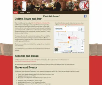 Kafekerouac.com(Kafe Kerouac) Screenshot