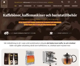 Kaffecompagniet.se(Kaffebönor) Screenshot
