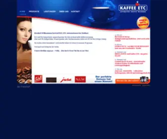 Kaffee-ETC.de(Kaffee ETC Automatenservice Meißner) Screenshot