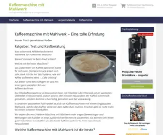 Kaffeemaschine-Mit-Mahlwerk-Test.de(Kaffeemaschine Mit Mahlwerk Test) Screenshot