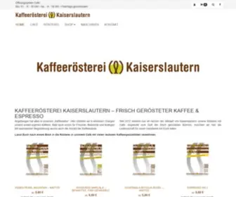 Kaffeeroesterei-Kaiserslautern.de(Kaffeerösterei kaiserslautern) Screenshot