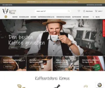Kaffeeroesterei-Kirmse.de(Kaffeerösterei Kirmse) Screenshot