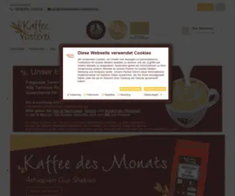Kaffeeroesterei-SChweinfurt.de(Die kleine Kaffeerösterei) Screenshot