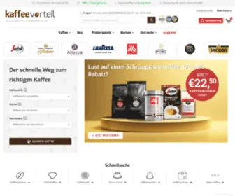 Kaffeevorteil.de(Kaffee online kaufen) Screenshot