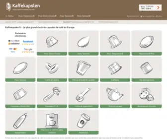 Kaffekapslen.fr(Acheter du café et des capsules de café) Screenshot