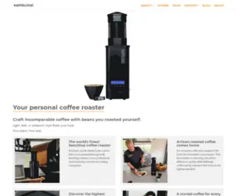 Kaffelogic.com(Kaffelogic Nano 7 benchtop coffee roaster) Screenshot