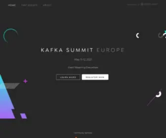 Kafka-Summit.org(Kafka Summit) Screenshot