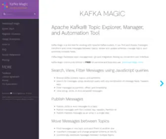 Kafkamagic.com(Kafka Magic Tool) Screenshot