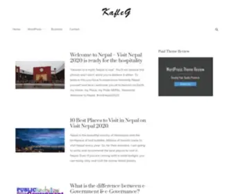 Kafleg.com.np(About WordPress) Screenshot