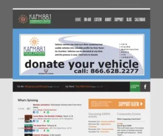 Kafmradio.org(Grand Valley Community Radio) Screenshot