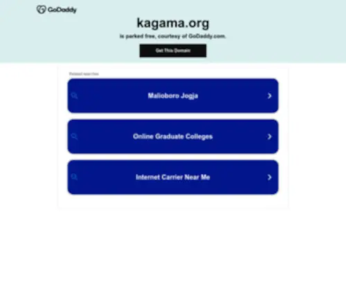 Kagama.org(Keluarga Alumni Universitas Gadjah Mada) Screenshot