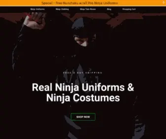 Kageninjagear.com(The Best Ninja Uniforms and Ninja Costumes since 2009) Screenshot