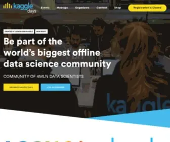 Kaggledays.com(Kaggle Days) Screenshot