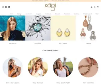 Kagi.net(Shop Affordable Jewellery by Kagi Online Now) Screenshot