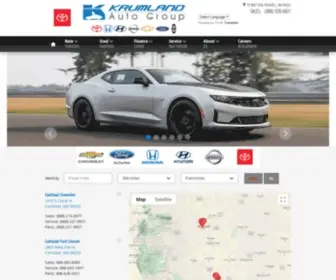 Kagnm.com(Krumland Auto Group) Screenshot