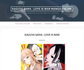 Kaguyasamaloveiswarmanga.com(Kaguya Sama) Screenshot